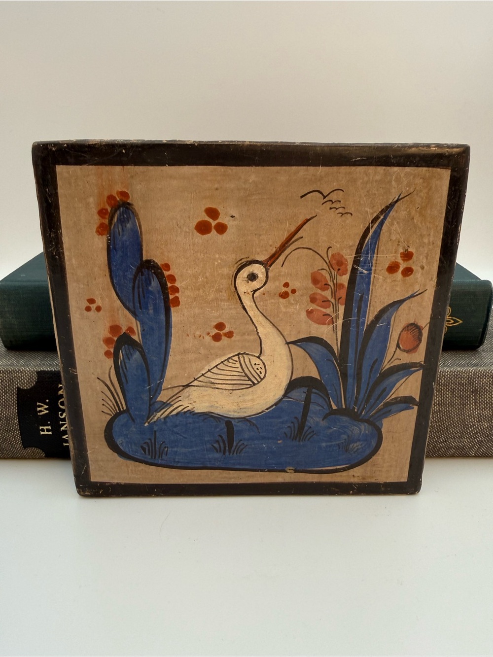 Vintage Tonala Mexican Ceramic Tile Southwestern decor